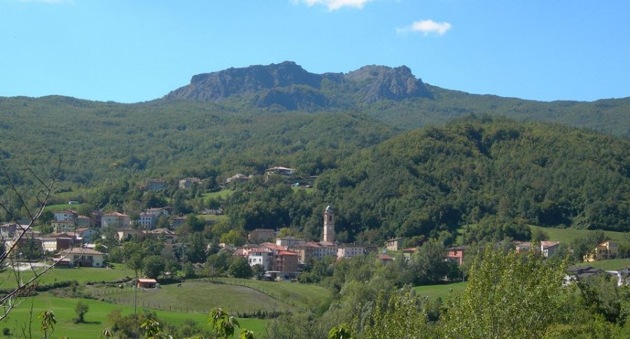 panoramica di Morfasso - visita nel piacentino